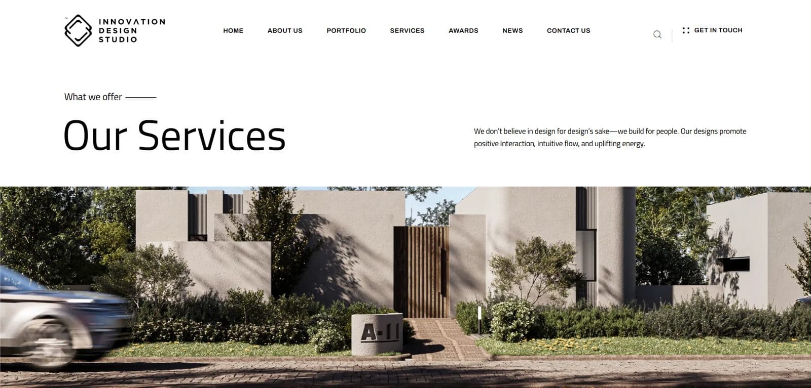 Innovation Design Studio screen